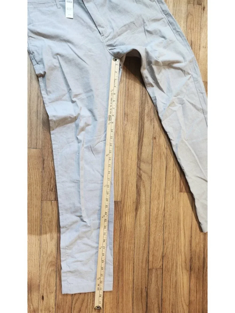 J Crew Pants 34x34 Gray Straight Leg 484 Stretch Cotton Pcokets Chino Slim Fit
